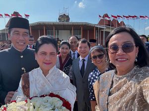 Sri Mulyani Pamer Momen Lepas Jokowi Mudik ke Solo di Bandara Halim