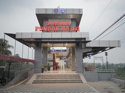 Stasiun Pondok Rajeg Beroperasi Kembali, Anker Bisa Naik Turun di Sini