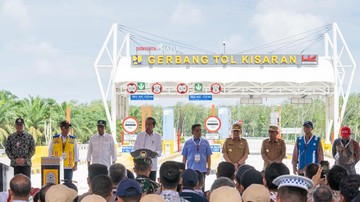 Diresmikan Jokowi, PTPP Rampungkan Proyek Jalan Tol Trans Sumatera