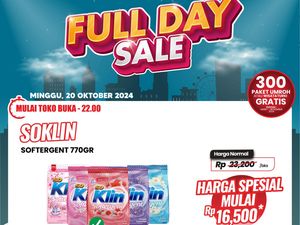 Obral Murah Beli Deterjen di Transmart Full Day Sale! Yuk Buruan Borong