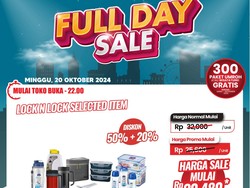 Botol Minum & Kotak Makan di Transmart Full Day Sale Diskon Gede-gedean