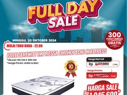 Banjir Diskon! Beli Kasur di Transmart Full Day Sale Hemat Rp 1,1 Jutaan