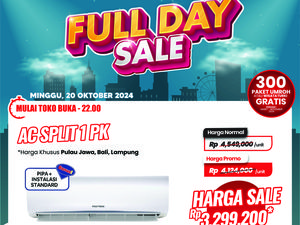 Biar Gak Gerah, Transmart Full Day Sale Beri Diskon AC Split 1/2 PK