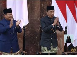 Seruan Terima Kasih Pakde Jokowi Menggema di Sidang MPR
