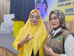 Duo Srikandi DPRD Dukung Asep Japar-Andreas di Pilbup Sukabumi