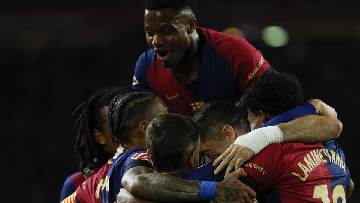 Barcelona menang 5-1 atas Sevilla dalam lanjutan LaLiga (Foto: AP/Joan Monfort)