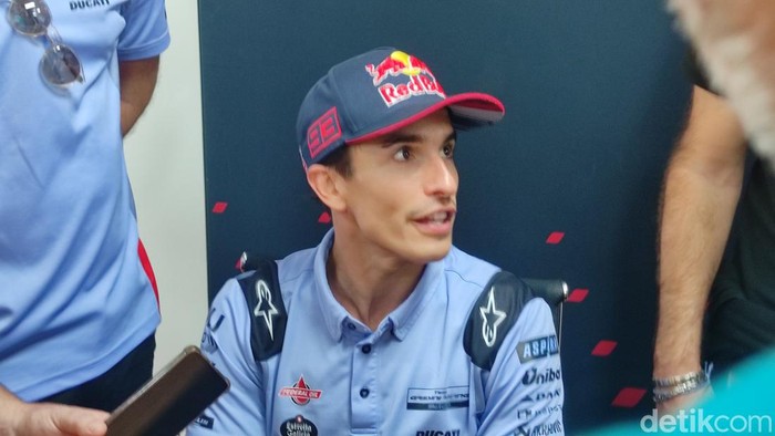 Marc Marquez jagokan Jorge Martin ketimbang Francesco Bagnaia. (Foto: Bayu Baskoro/detikcom)