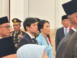 Veronica Tan Didampingi Nicholas Sean Saat Dilantik sebagai Wamen PPPA