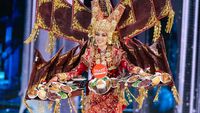 7 Foto Nova Liana Pamer Kostum Masakan Padang di Miss Grand International 2024