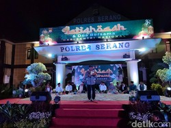 Polres Gelar Doa Bersama Santri-Ulama Se-Serang untuk Pilkada Damai