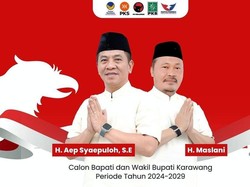 Profil Aep Syaepuloh dan Maslani di Pilbup Karawang 2024