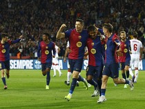 Video: Barcelona Gasak Sevilla 5-1, Lewandowski Brace-Gavi Comeback