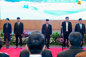 Basuki Hadimuljono Sertijab ke 2 Menteri Sekaligus