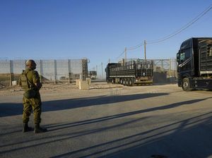 Ngeri! Nyaris 100 Truk Angkut Bantuan untuk Warga Gaza Dijarah