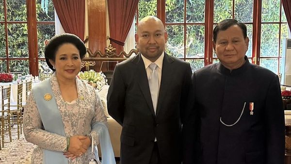 Foto Didit Hediprasetyo Jadi Plus One Prabowo, Bergelar Anak dan Cucu Presiden