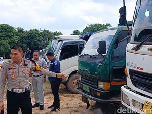 Ditlantas Polda Kepri Tindak 28 Truk yang Bahayakan Pengendara Lain