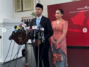 Nagita Slavina Berdiri di Belakang, Raffi Ahmad: Terima Kasih Istri Tercinta