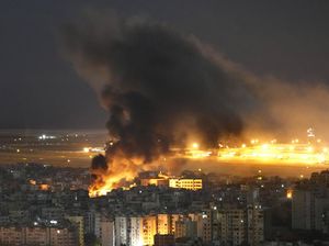 Israel Masih Gempur Beirut Lebanon, Ledakan di Mana-mana Israel Masih Gempur Beirut Lebanon, Ledakan di Mana-mana