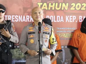 Kapolda Sebut 45 Kg Sabu dan 32 Kg Ganja Masuk Babel Sepanjang 2024