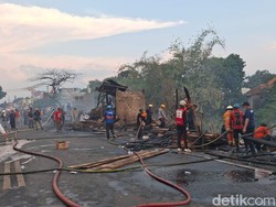 Kebakaran Hanguskan 8 Kios-2 Rumah di Tajur Bogor Diduga dari Puntung Rokok