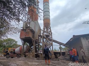 Penjelasan Pabrik Beton di Sedayu soal Alat Rusak Picu Debu Pekat Beterbangan