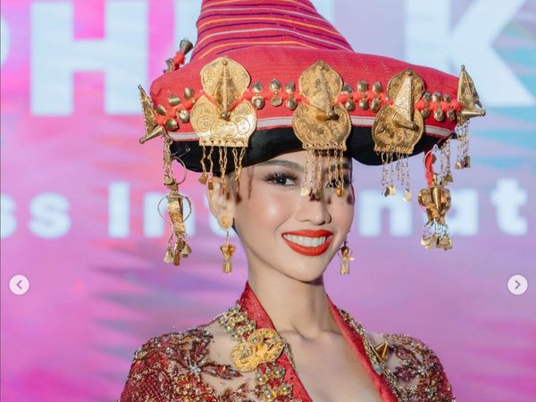 Potret Sophie Kirana Wakili RI di Miss International, Pakai Kostum Ratu Karo