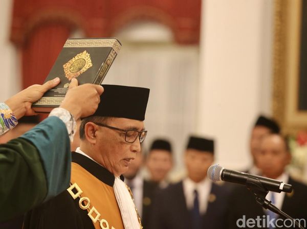 Potret Sumpah Jabatan Sunarto Jadi Ketua MA