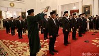 Momen Prabowo Lantik Kepala Badan hingga Utusan Khusus Presiden