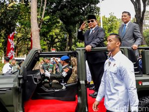 Momen Prabowo Naik Maung Usai Serah Terima Memorandum Menhan