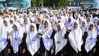 Suasana Peringatan Hari Santri Nasional 2024 di Tangerang