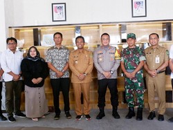 Sukseskan Pilkada, Kapolres-Plt Bupati Rohil Bahas Kisruh Pergantian Pj Kades