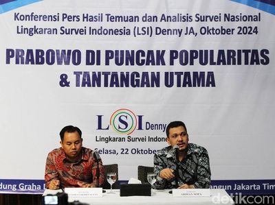 Prabowo di Puncak Popularitas Versi Survei LSI Denny JA