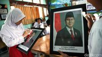 Saat Siswa SD Mengenal Presiden-Wakil Presiden Lewat Foto