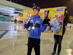 Orang Indonesia Pertama yang Juara Dunia Balap Motor Disambut Meriah