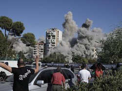 Video Israel Pamer CCTV Serangan Roket ke Kota Tirus Lebanon