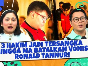 3 Hakim Jadi Tersangka hingga MA Batalkan Vonis Ronald Tannur!