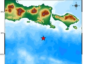 Gempa M 4,3 Guncang Jembrana, Getaran Terasa Sampai Denpasar Gempa M 4,3 Guncang Jembrana, Getaran Terasa Sampai Denpasar