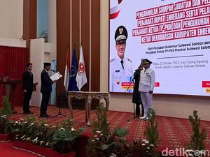 Marwan Mansyur Resmi Dilantik Jadi Pj Bupati Enrekang