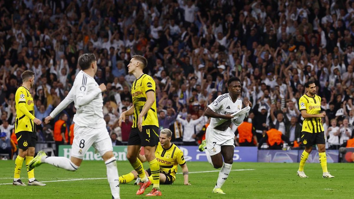 Real Madrid Vs Borussia Dortmund: Vinicius Hat-trick, El Real Menang 5-2