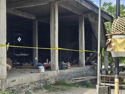Penampakan TKP Buruh Tewas Dimassa gegara Konten SARA di Gianyar