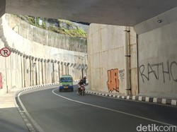Belum Diresmikan, Underpass Batu Tulis Bogor Jadi Sasaran Vandalisme