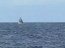 Bakamla RI Kembali Halau Kapal Coast Guard China di Laut Natuna Utara