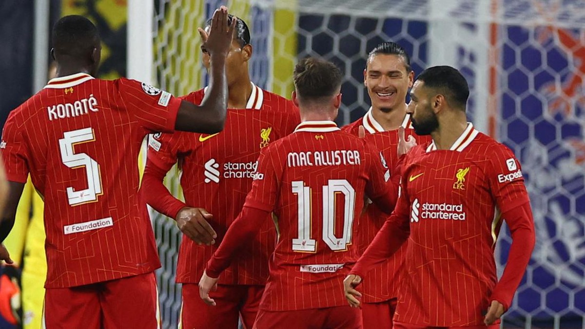 Hasil RB Leipzig vs Liverpool. (Foto: REUTERS/Lisi Niesner)