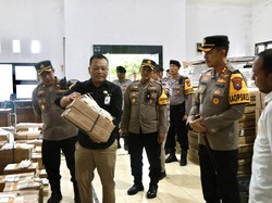 Ini Temuan Kapolres Jombang Saat Sidak Gudang Logistik KPU