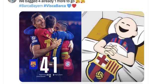 Meme Raphinha Menyala #ViscaBarca Menggema