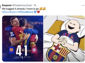 Meme Raphinha Menyala #ViscaBarca Menggema