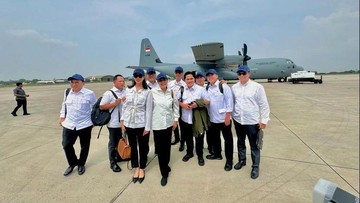 Erick-Sri Mulyani Bagikan Pengalaman Naik Super Hercules ke Magelang