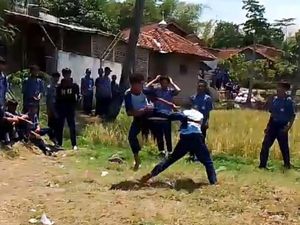 Viral Duel Pelajar Jadi Tontonan di Garut, Polisi Turun Tangan