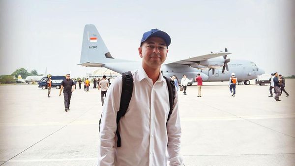 Momen Raffi Ahmad Pergi ke Akmil Magelang Naik Super Hercules