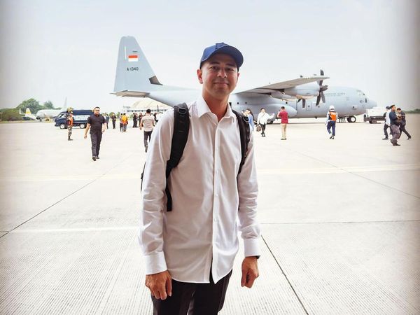 Momen Raffi Ahmad Pergi ke Akmil Magelang Naik Super Hercules